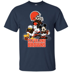 Mickey Mouse Cleveland Browns American Football Nfl Sports Shirt Men Cotton T-Shirt Men Cotton T-Shirt - parenttees