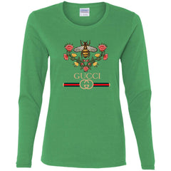 Gucci Logo T-shirt Women Long Sleeve Shirt Women Long Sleeve Shirt - parenttees