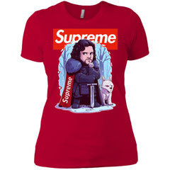 Supreme Game Of Thrones T-shirt Women Cotton T-Shirt Women Cotton T-Shirt - parenttees