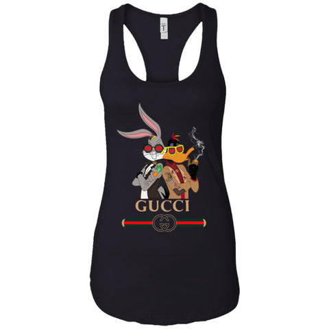 Gucci Trending T-shirt Rabbit And Donald T-shirt Women Tank Top Black / X-Small Women Tank Top - parenttees