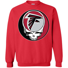 Atlanta Falcons Grateful Dead Steal Your Face Football Nfl Shirts Crewneck Pullover Sweatshirt Crewneck Pullover Sweatshirt - parenttees