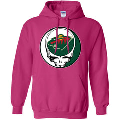 Minnesota Wild Grateful Dead Steal Your Face Hockey Nhl Shirts Pullover Hoodie Sweatshirt Pullover Hoodie Sweatshirt - parenttees