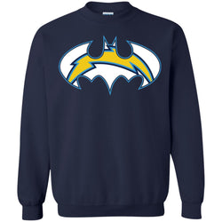 We Are The Los Angeles Chargers Batman Nfl Mashup Crewneck Pullover Sweatshirt