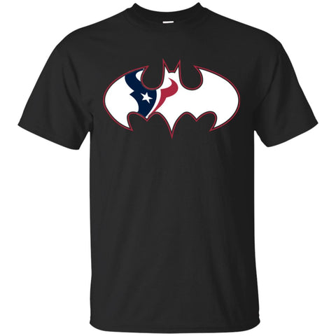 We Are The Houston Texans Batman Nfl Mashup Men Cotton T-Shirt Black / S Men Cotton T-Shirt - parenttees