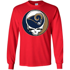 Los Angeles Rams Grateful Dead Steal Your Face Football Nfl Shirts Men Long Sleeve Shirt Men Long Sleeve Shirt - parenttees