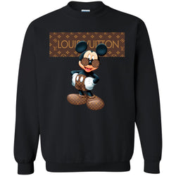 Best Louis Vuitton Mickey Mouse Shirt Crewneck Pullover Sweatshirt