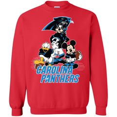 Mickey Mouse Carolina Panthers American Football Nfl Sports Shirt Crewneck Pullover Sweatshirt Crewneck Pullover Sweatshirt - parenttees