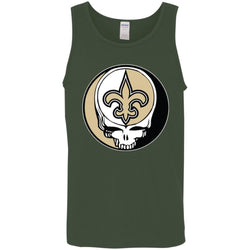 New Orleans Saints Grateful Dead Steal Your Face Football Nfl Shirts Men Cotton Tank