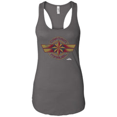 Captain Marvel Color Fade Circle Logo Badge Women Tank Top Women Tank Top - parenttees