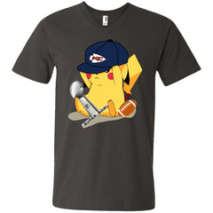 Nfl – Kansas City Chiefs Pikachu Super Bowl 2019 Football Men V-Neck T-Shirt Men V-Neck T-Shirt - parenttees