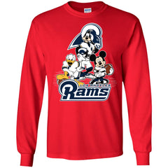 Mickey Mouse Los Angeles Rams American Football Nfl Sports Shirt Men Long Sleeve Shirt Men Long Sleeve Shirt - parenttees