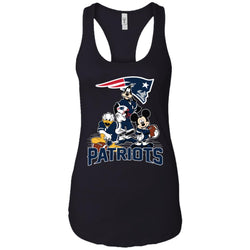 Mickey Mouse New England Patriots American Football Nfl Sports Shirt Women Tank Top