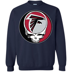 Atlanta Falcons Grateful Dead Steal Your Face Football Nfl Shirts Crewneck Pullover Sweatshirt