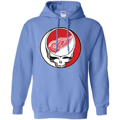 Detroit Red Wings Grateful Dead Steal Your Face Hockey Nhl Shirts Pullover Hoodie Sweatshirt Pullover Hoodie Sweatshirt - parenttees