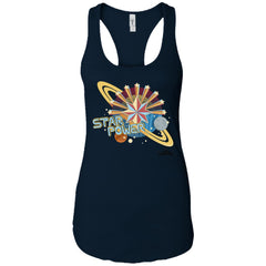 Captain Marvel Star Power Retro Style Women Tank Top Women Tank Top - parenttees