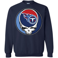 Tennessee Titans Grateful Dead Steal Your Face Football Nfl Shirts Crewneck Pullover Sweatshirt Crewneck Pullover Sweatshirt - parenttees