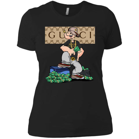 Gucci Cartoon T-shirt Women Cotton T-Shirt Black / X-Small Women Cotton T-Shirt - parenttees