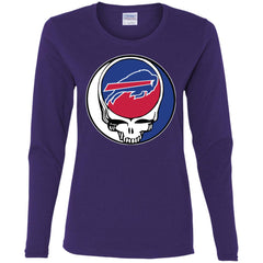 Buffalo Bills Grateful Dead Steal Your Face Football Nfl Shirts Women Long Sleeve Shirt Women Long Sleeve Shirt - parenttees