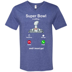 Nfl - Super Bowl Is Calling And I Must Go Kansas City Chiefs 2019 Football Men V-Neck T-Shirt Men V-Neck T-Shirt - parenttees