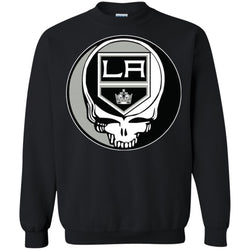 Los Angeles Kings Grateful Dead Steal Your Face Hockey Nhl Shirts Crewneck Pullover Sweatshirt