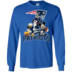 Mickey Mouse New England Patriots American Football Nfl Sports Shirt Men Long Sleeve Shirt Men Long Sleeve Shirt - parenttees