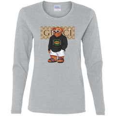 Best Gucci Bear Style Fashion T-shirt Women Long Sleeve Shirt Women Long Sleeve Shirt - parenttees