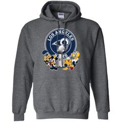 Los Angeles Rams Super Bowl 2019 Mickey Minnie Mouse Donald Daisy Duck Football Nfl Pullover Hoodie Sweatshirt Pullover Hoodie Sweatshirt - parenttees