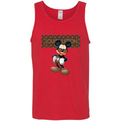 Best Louis Vuitton Mickey Mouse Shirt Men Cotton Tank Men Cotton Tank - parenttees