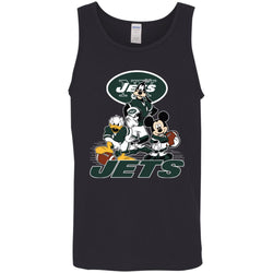 Mickey Mouse New York Jets American Football Nfl Sports Shirt Men Cotton Tank