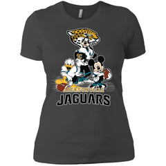 Mickey Mouse Jacksonville Jaguar American Football Nfl Sports Shirt Women Cotton T-Shirt Women Cotton T-Shirt - parenttees