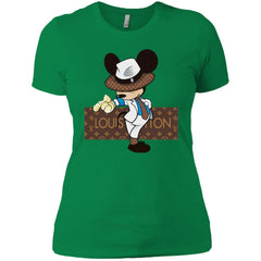 Louis Vuitton Mickey Dance Tshirt Women Cotton T-Shirt Women Cotton T-Shirt - parenttees