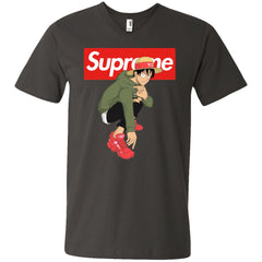 Supreme One Piece Y3 T-shirt Men V-Neck T-Shirt Men V-Neck T-Shirt - parenttees