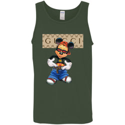 Gucci Logo Shirt Mickey Mouse T-shirt Men Cotton Tank