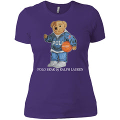 Polo Bear Ralph Lauren Women Cotton T-Shirt Women Cotton T-Shirt - parenttees