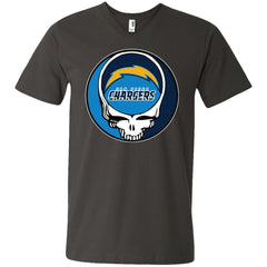 Los Angeles Chargers Grateful Dead Steal Your Face Football Nfl Shirts Men V-Neck T-Shirt Men V-Neck T-Shirt - parenttees