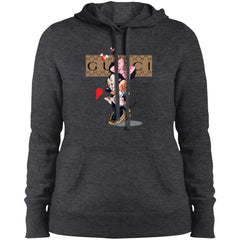 Couple Gucci Minnie Tshirt Valentine's Day Women Hooded Sweatshirt Women Hooded Sweatshirt - parenttees