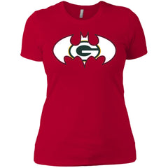 We Are The Green Bay Packers Batman Nfl Mashup Women Cotton T-Shirt Women Cotton T-Shirt - parenttees