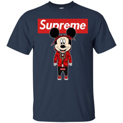 Supreme Mickey Style Fashion T-shirt Men Cotton T-Shirt Men Cotton T-Shirt - parenttees