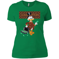 Louis Vuitton Donald Duck T-shirt Women Cotton T-Shirt Women Cotton T-Shirt - parenttees