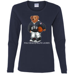 Polo Bear Ralph Lauren Shirt Women Long Sleeve Shirt Women Long Sleeve Shirt - parenttees