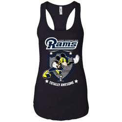 Nfl – Los Angeles Rams Totally Awesome Mickey Mouse Super Bowl 2019 Football Women Tank Top