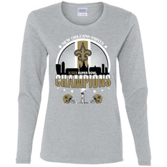 Nfl – New Orleans Saints 2019 Super Bowl Champions Football Women Long Sleeve Shirt Women Long Sleeve Shirt - parenttees