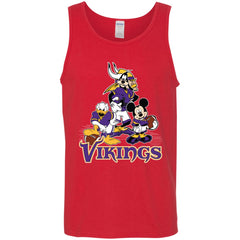 Mickey Mouse Minnesota Vikings American Football Nfl Sports Shirt Men Cotton Tank Men Cotton Tank - parenttees