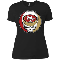 San Francisco 49ers Grateful Dead Steal Your Face Football Nfl Shirts Women Cotton T-Shirt