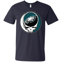 Philadelphia Eagles Grateful Dead Steal Your Face Football Nfl Shirts Men V-Neck T-Shirt Men V-Neck T-Shirt - parenttees