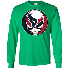 Houston Texans Grateful Dead Steal Your Face Football Nfl Shirts Men Long Sleeve Shirt Men Long Sleeve Shirt - parenttees