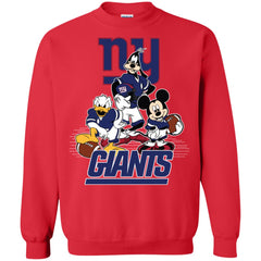 Mickey Mouse New York Giants American Football Nfl Sports Shirt Crewneck Pullover Sweatshirt Crewneck Pullover Sweatshirt - parenttees