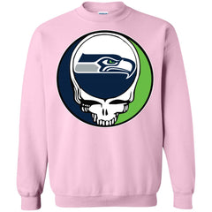 Seattle Seahawks Grateful Dead Steal Your Face Football Nfl Shirts Crewneck Pullover Sweatshirt Crewneck Pullover Sweatshirt - parenttees