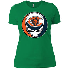 Chicago Bears Grateful Dead Steal Your Face Football Nfl Shirts Women Cotton T-Shirt Women Cotton T-Shirt - parenttees