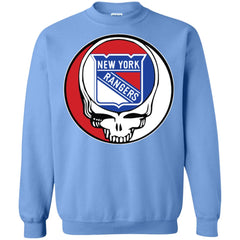 New York Rangers Grateful Dead Steal Your Face Hockey Nhl Shirts Crewneck Pullover Sweatshirt Crewneck Pullover Sweatshirt - parenttees